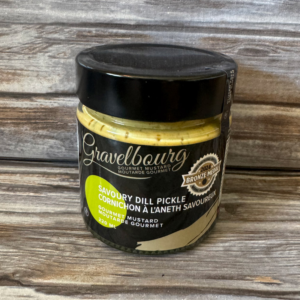 Gravelbourg Savoury Dill Pickle Gourmet Mustard