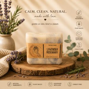 Lavender Rosemary Hemp Soap