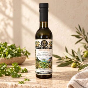 Roots to Wellness Cilantro Extra Virgin Olive Oil
