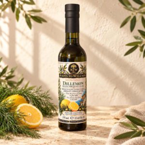 Roots to Wellness Dillemon Extra Virgin Olive Oil